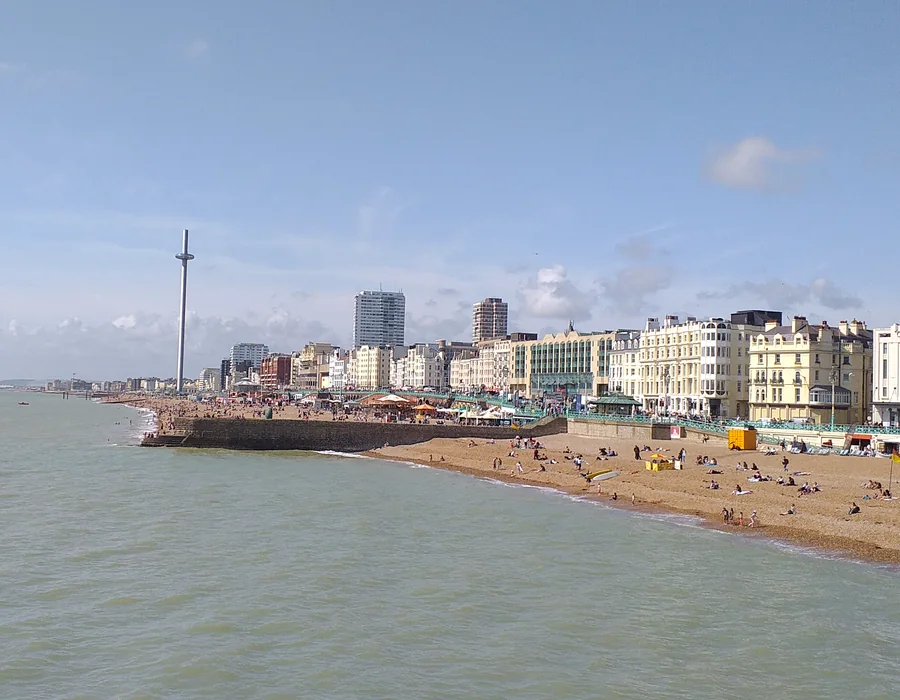 Brighton city and seafront